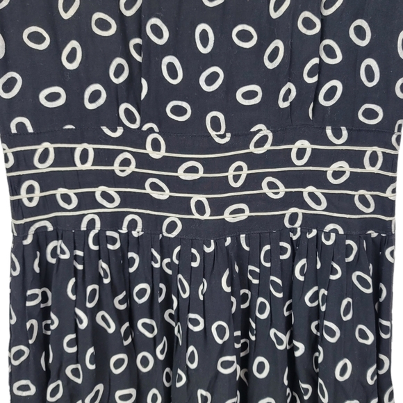 Vintage 80's-90's High Fashion Printed A-Line Dress Large - Picture 4 of 10